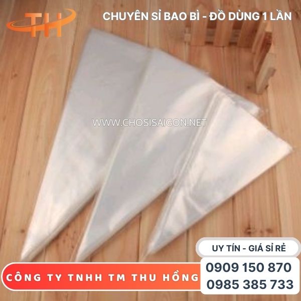 Túi nilon tam giác bắt kem đa dạng kích thước giá rẻ