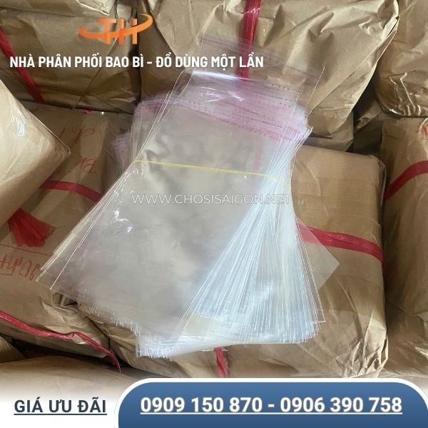 Túi OPP dán miệng có đủ kích thước
