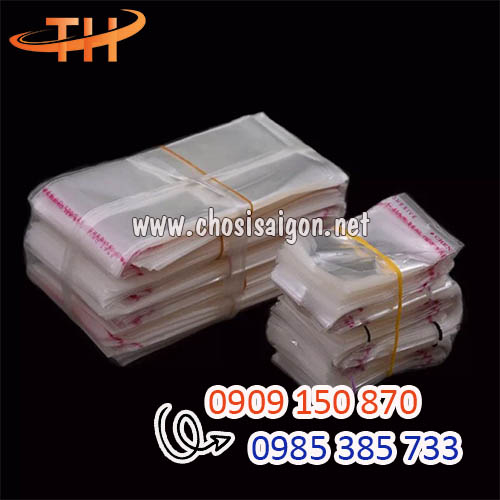 Túi OPP dán miệng đa dạng kích thước giá rẻ tại Bình Chánh