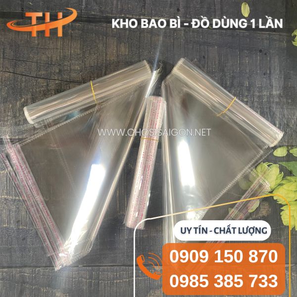 Túi OPP dán miệng đựng quần áo thời trang