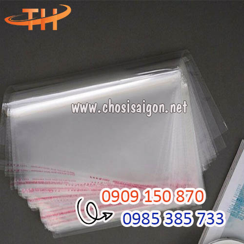 Túi OPP dán miệng có lớp keo siêu bền dính giá rẻ