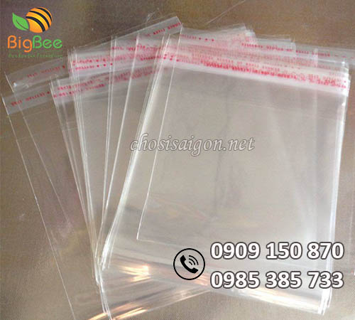 Túi OPP dán miệng nhiều cỡ giá sỉ rẻ