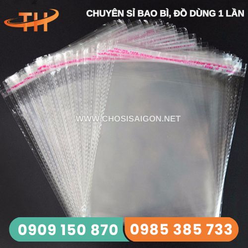 Túi OPP dán miệng đựng quần áo sỉ rẻ