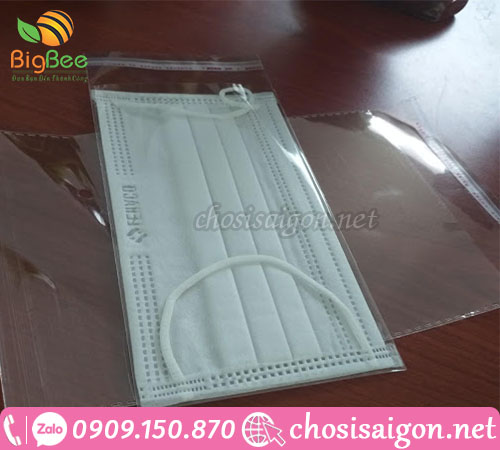 Túi OPP đựng khẩu trang giá rẻ