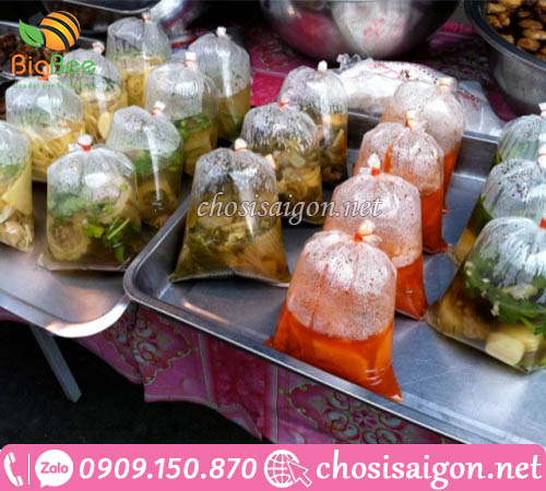 Túi PE đựng nước lèo, đựng thức ăn giá sỉ rẻ