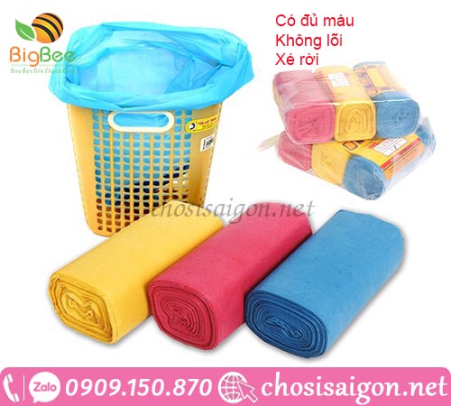 Bán túi roll cuộn đựng rác giá sỉ ưu đãi tại Tp.HCM
