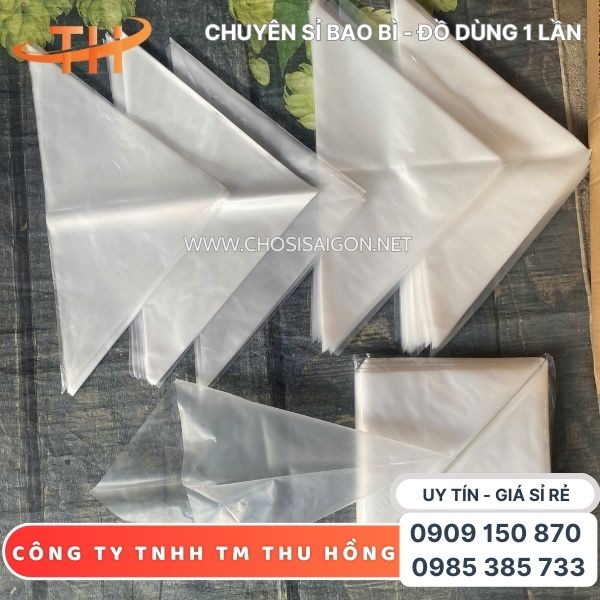 Túi nilon tam giác bắt bông kem cho các tiệm bánh giá rẻ