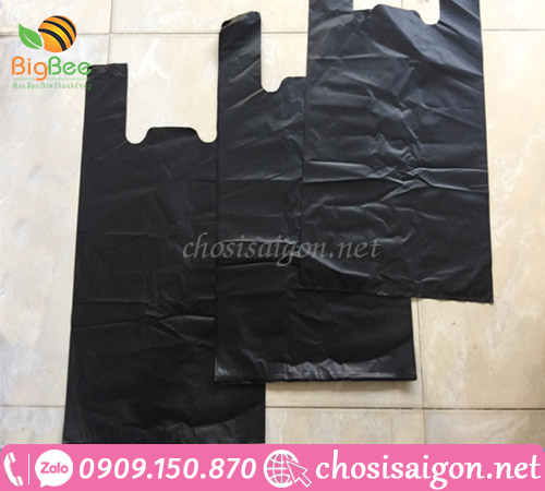 Cung cấp túi xốp hai quai màu đen giá sỉ rẻ tại TP.HCM