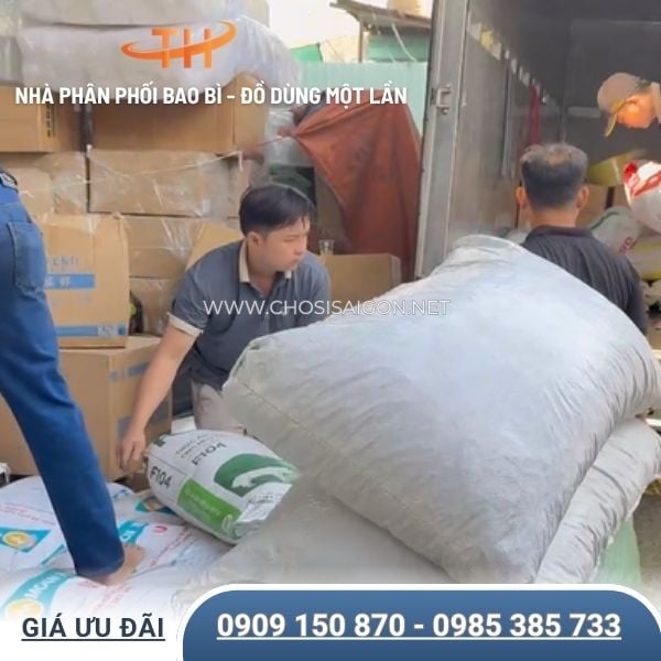 Túi xốp bao 25 ký sẵn kho số lượng lớn