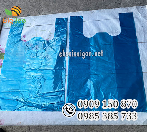Túi xốp bóng mỡ màu xanh dương tiện lợi sỉ rẻ tận gốc