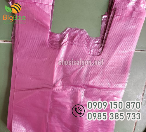 Túi xốp bóng mỡ màu hống giá sỉ tại TP.HCM