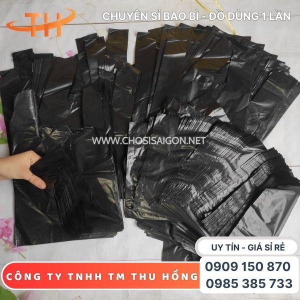 Túi xốp đen đa dạng kích thước