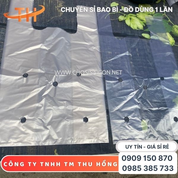 Túi xốp gai đục lỗ đựng hàng nông sản giá sỉ