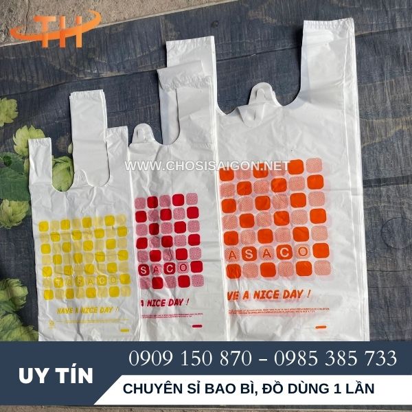 Túi xốp siêu thị in hình sẵn giá rẻ ở Bình Chánh