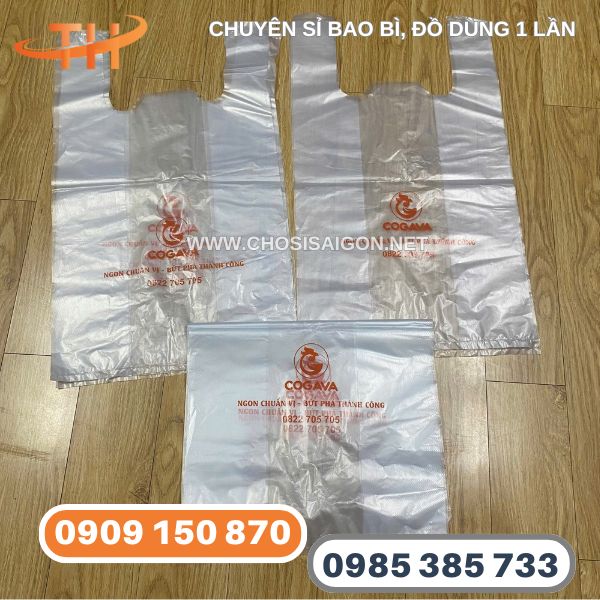 Túi xốp trắng in theo yêu cầu giá tốt