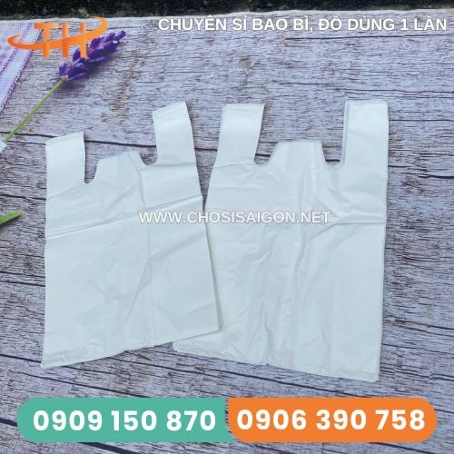 Túi xốp trắng sữa sẵn kho nhiều kích thước sỉ rẻ