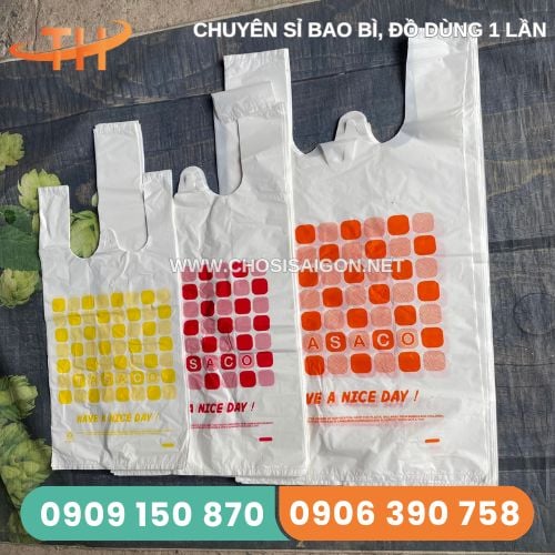 Túi xốp trắng sữa in sẵn tiết kiệm chi phí sỉ rẻ