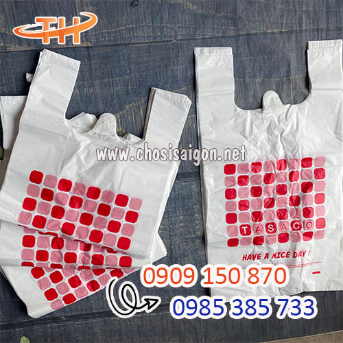 Túi xốp trắng sữa in theo yêu cầu đẹp, chất lượng sỉ rẻ tại xưởng