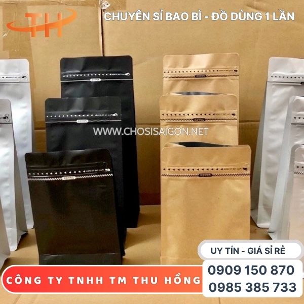 Túi zip 8 cạnh dày dặn, kín hơi mua sỉ giá tốt