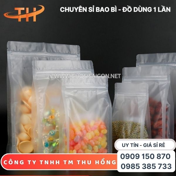 Túi zip trong 8 cạnh đựng thực phẩm giá tốt tại TP.HCM