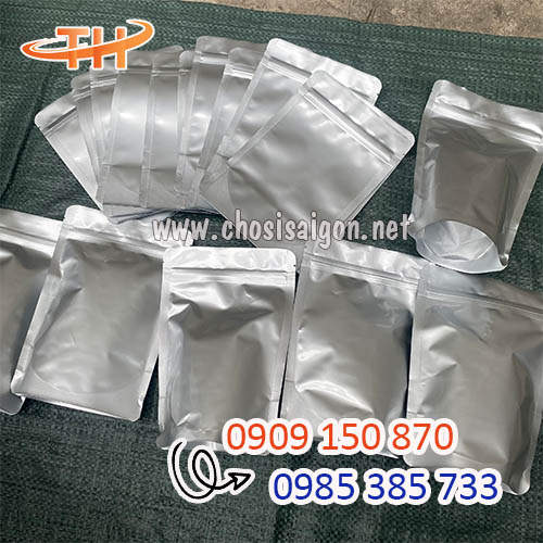 Túi zipper bạc 2 mặt đáy đứng đủ size giá rẻ