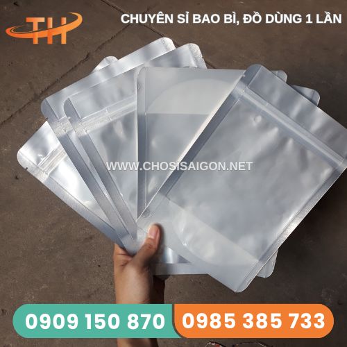 Túi zipper bạc sỉ rẻ
