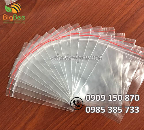 Túi zipper chỉ đỏ giá rẻ tại TP.HCM