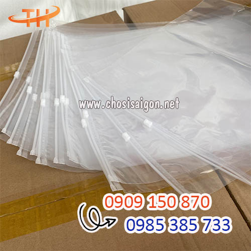 Túi zip có nút khóa kéo chắc chắn, an toàn sỉ rẻ HCM