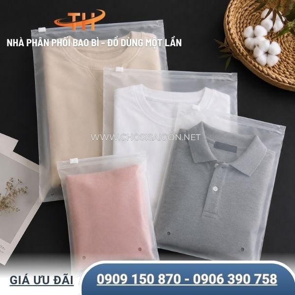 Túi zip có khóa kéo đựng đồ dùng, hàng hóa