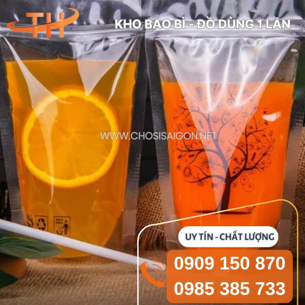 Túi zip đựng nước ép trái cây