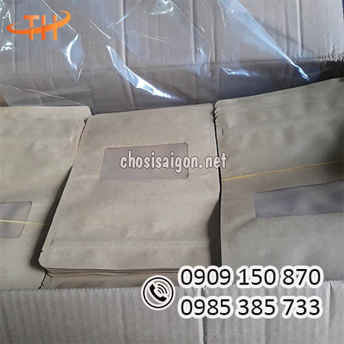 Túi zip giấy kraft an toàn chất lượng sỉ rẻ ưu đãi