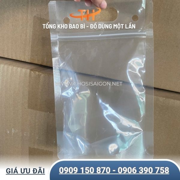 Túi zip đựng trà chanh không in hình giá sỉ rẻ