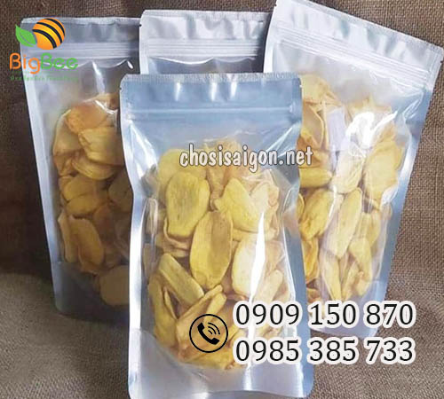 Túi zipper đáy đứng 1 mặt bạc đựng trái cây sấy sỉ ưu đãi nhất