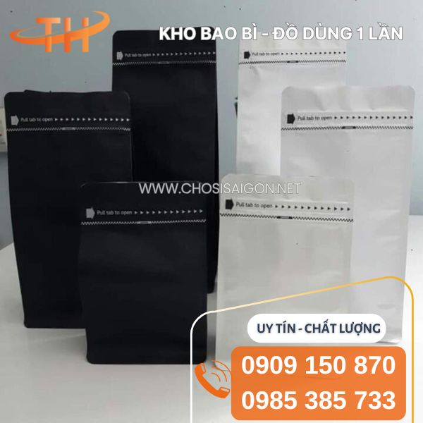 Túi zipper 8 cạnh đáy đứng giá sỉ siêu rẻ