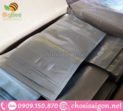 Túi zipper bạc đựng thực phẩm giá rẻ