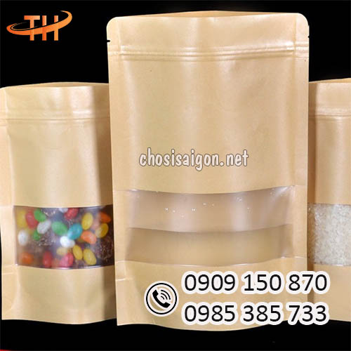 Túi zipper giấy an toàn, chất lượng sỉ rẻ