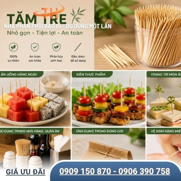 Tăm tre ứng dụng trong đời sống