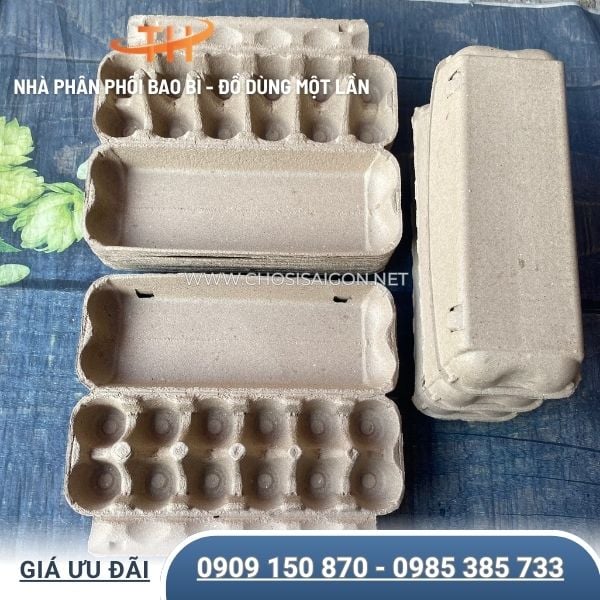 Hộp giấy 12 quả nắp gập