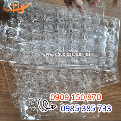Vỉ nhựa đựng trứng cút 30 quả loại ghim bấm giá siêu rẻ