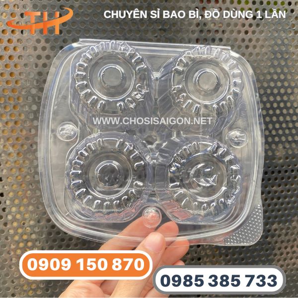 Vỉ nhựa đựng trứng 4 quả giá xưởng rẻ nhất