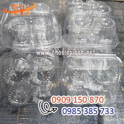 Vỉ nhựa đựng trứng 4 quả chất lượng tốt sỉ rẻ
