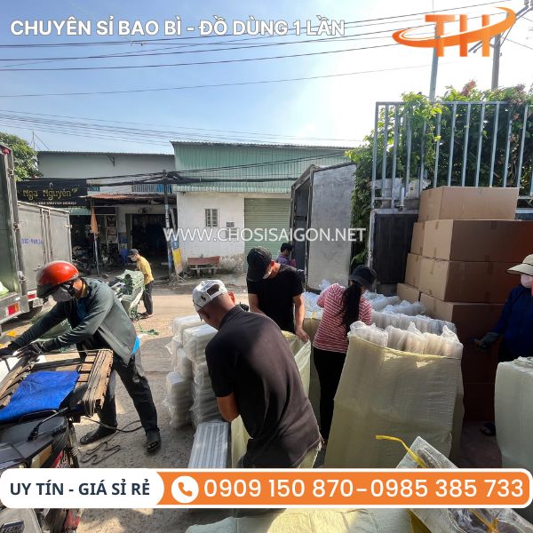 Đóng hàng vỉ nhựa đựng trứng 10 quả chuẩn bị giao ra chành