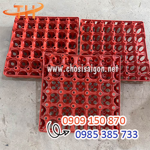 Vỉ nhựa đựng trứng 30 quả màu đỏ giá rẻ nhất