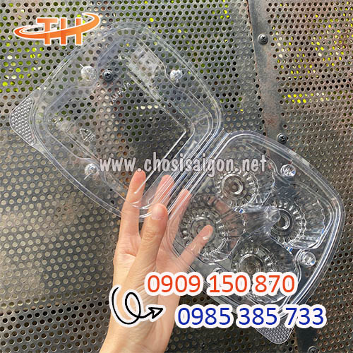 Vỉ nhựa 4 lỗ đựng trứng gia cầm giá bán sỉ rẻ