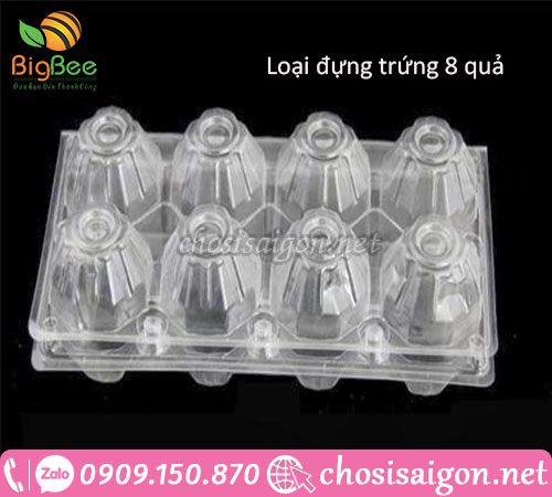 Cung cấp vỉ nhựa đựng trứng 8 quả giá rẻ