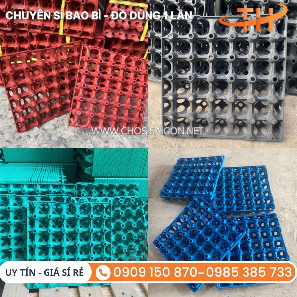 Vỉ nhựa PP cứng đựng trứng 30 quả