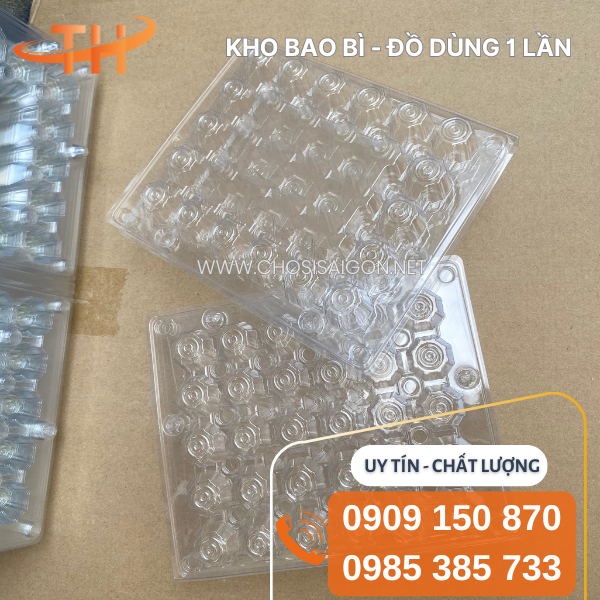 Vỉ nhựa đựng trứng cút 30 quả