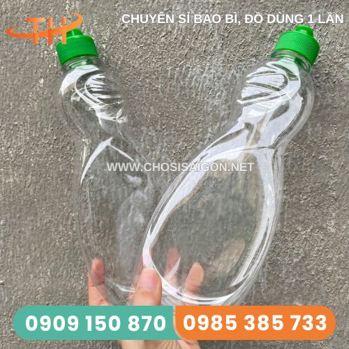 Chai nhựa đựng nước rửa chén 400ml