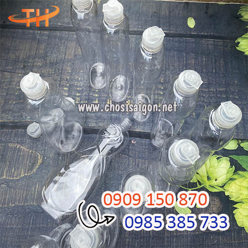 Chai nhựa đựng nước rửa chén nắp bật giá xưởng HCM