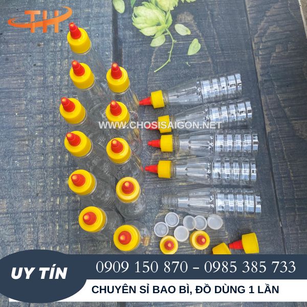 Vỏ chai nhựa đựng tương cà 250ml giá rẻ